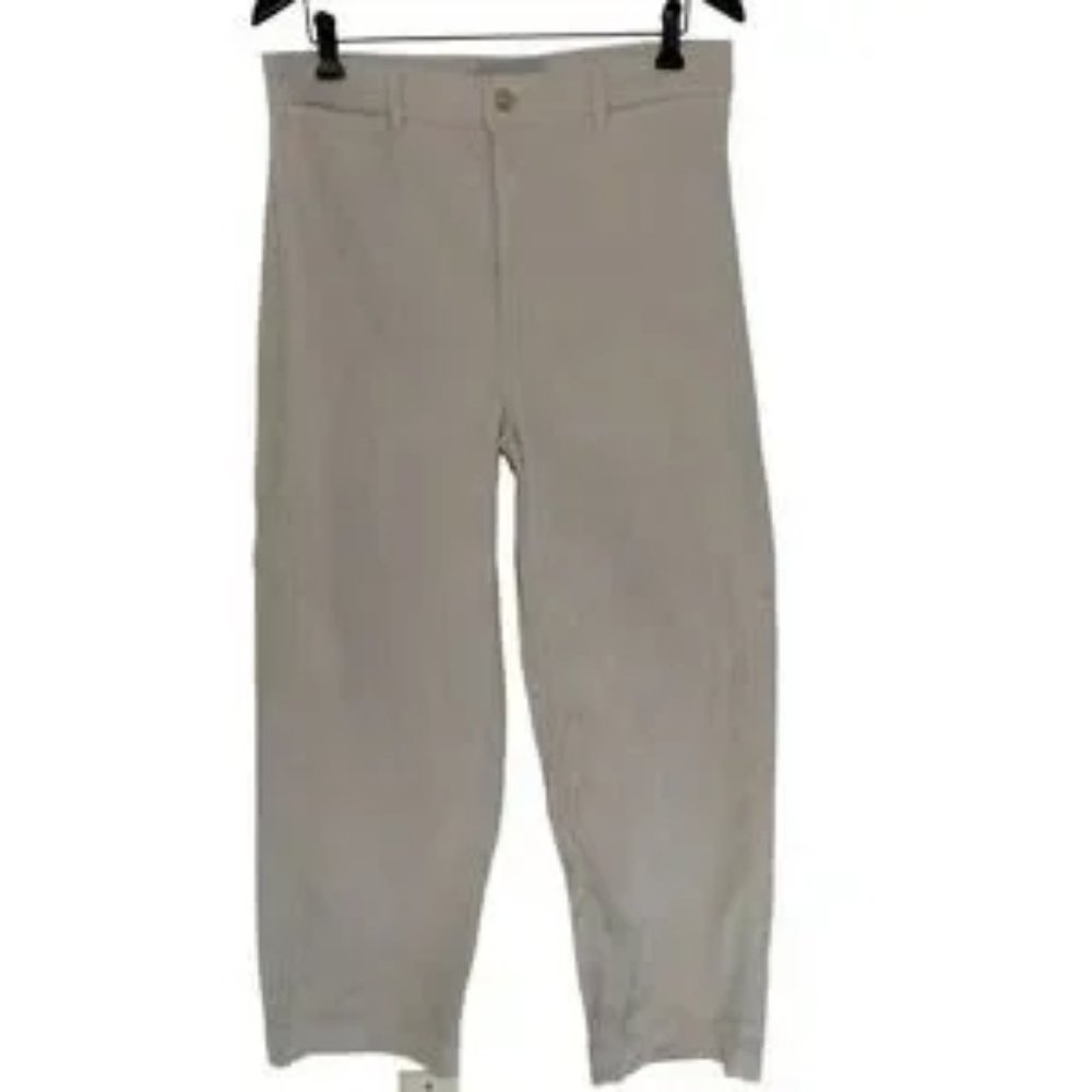 EUC Everlane The Corduroy Wide-Leg Pants - Sandstone - Size 12 - Picture 3 of 14